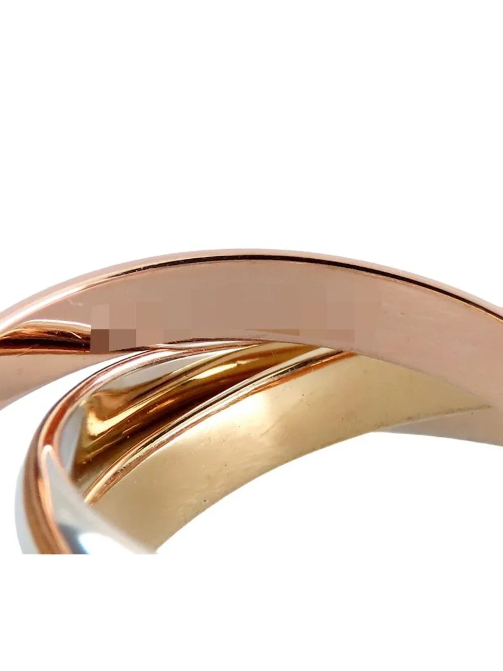 Cartier Trinity Ring Three Color Gold MM Classic